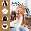 Coopay 15 Pieces Puppy Dog Costume Set Headband, Bow Tie, Tail, Fake Nose and Puppy Paw Gloves Animal Costume Accessories