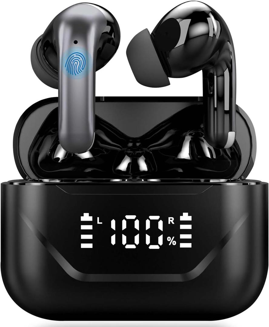A17 Pro 3 in 1 Real Time Translator Earbuds, 144 Languages, Wireless Bluetooth, Black