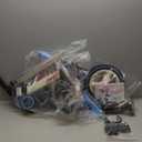 JMMD 6 in 1 Toddler Bike with Push Handle for Kids 18-60 Months, 12" Foldable Balance Bike with Training Wheels, Pedals, Brakes, Kickstand, Push Tricycle Toddler Gift & Toys for Boy & Girl (Large, Blue)