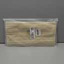 PACMAXI Hanging Sticker Display Organizer, Double-Sided 80 Pocket Sticker Storage, Portable Wall-Hanging Sticker Holder for Vendors, Collectors, and Crafters (Beige)