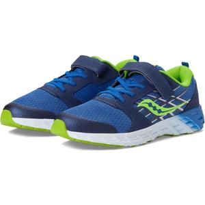 Saucony Unisex-Child Wind Alternative Closure 2.0 (10.5 Big Kid, Blue/Green)