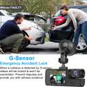 1080P Dual Dash Camera for Car Front and Inside Dashcam Car Security Video Recorder,170Wide Angle Vehicle Cam,WDR,G-Sensor,2 IPS Screen, Loop Recording, Night Vision (Dual Dash Cam Without Card)