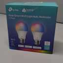 Kasa Smart Light Bulbs, Full Color Changing Dimmable Smart WiFi Bulbs Compatible with Alexa and Google Home, A19, 60 W 800 Lumens,2.4Ghz only, No Hub Required, 2-Pack (KL125P2), Multicolor (800 Lumens, 2-Pack)