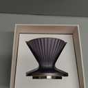 Pour Over Coffee Dripper Drip Coffee Pour Over Maker Resuable Blossom Cone Funnel Stainless Steel Metal Coffee Filter for Travel, Camping, Office, Home, Coffee Maker Brew (Dreamlike Lavender)