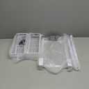 Orimade Over The Door Shower Caddy Adjustable 4 Tier White,Bathroom Hanging Organizer Shelf Rustproof with 4 Hooks,Shower Basket with Soap Holder and Suction Cup