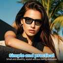 2 x 100PCS Full Blackout LED Light Blocking Stickers for Ray-Ban Meta Wayfarer/Skyler/Headliner/RayNeo V3 with Case & Tweezer, Complete Privacy, Note: Camera Function Will Be Disabled