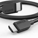 Anker HDMI Cable 8K@60Hz, 10FT Ultra HD 4K@120Hz HDMI Cord,48 Gbps Certified Ultra High-Speed,Compatible with PlayStation 5,Xbox,Samsung TVs,and More (Black)
