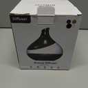 500ML Essential Oil Diffuser: Aroma Diffuser with Remote Control for Hotel Spa Yoga Room - Humidifiers for Bedroom with 14 Colors LED Night Light for Kids/Women Home Relaxation (Onyx Black)