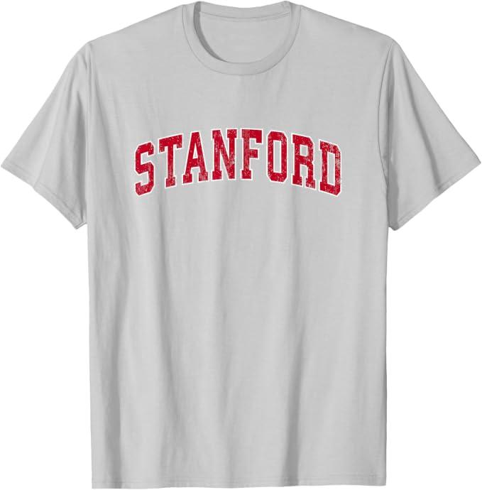 Stanford California CA Vintage Sports Design Gifts Men Women T-Shirt Size M