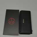 CaseMe 2-in-1 Detachable for iPhone 15 Pro Crossbody Wallet Case with RFID Blocking 10-Card Holder for Woman, PU Leather Wrist Strap Zipper Purse Wallet Phone Case for iPhone 15 Pro 6.1", Black