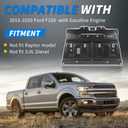ML3Z-7222-D Front Engine Splash Shield Upgrade Manganese Steel Compatible with 2015-2020 Ford F150,Front Under Car Splash Shield Lower Cover