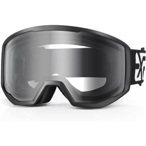 EXP VISION Ski/Snowboard Goggles for Men Women, OTG Snow Goggles Anti Fog UV Protection