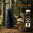 Portable Changing Room Tent - Instant Pop Up Privacy Pod with Suction Cup for SUV Liftgate, for Camping, Shower, Beach and Toilet Stall (Carrying Bag Included) (Black)