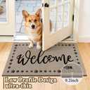 Vaukki Indoor Door Mat 24"x36", Ultra Thin Doormat Indoor Entrance