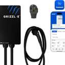 Grizzl-E Smart Level 2 240V / 40A Electric Vehicle (EV) Charger, Metal Case UL Tested and Certified, Energy Star, Indoor/Outdoor Electric Car Fast Charging Station, NEMA 14-50, Black (Classic)