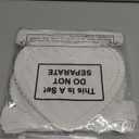 6 Pack White Papel Picado Mexican Wedding Cielito Lindo Party Decoration, 6 Patterns/ 90ft Paper Flag Designs Papel Picado Banner for Wedding Mexico Birthday Party Decor Supplies