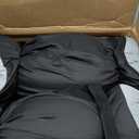 CYMULA Memory Foam Camping Mattress Pad,3inch Sleeping Pad for Camping, Non-Slip Bottom Floor Cot Car Mattress Bed with Retaining Portable Roll up Mattress Pad Mat for Travel Truck Guest Bed Tent (2PACK Single:75*30*3, GREY)