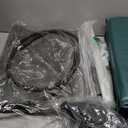 Heated Cat House for Outdoor Cats, Waterproof Insulated Outdoor Cat House with Heating Pad, Weatherproof Elevated Heated Cats House for Outside Feral Cats(Deep Green, 16.5" L x 12" W x 18" H)