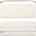 Enipate Outdoor Chaise Lounge Head Pillow, Pack of 2 Water Resistant Headrest Pillows with Elastic Band for Pool Patio Chairs (Beige)