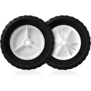 72-108 Wheels for Oregon, 8 Inch Universal Wheels Tires for Lawn Mower, BBQ Grills, Radio Flyer Wagon, Hand Truck, Utility Cart, Snowblower, 2 Pack