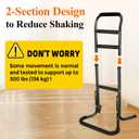 DePango Mobility Stand Assist Aid for Elderly, Aluminum Alloy Walking Support Mobility Aid for Seniors, Adjustable Walking Cane for Handicap