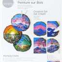 Daler Rowney Simply Creative Wood Painting Art Set - DIY, Fun Activity, Make Your Own Art Kit - Ideal Gift Set for Artists, Beginners, and Hobbyists