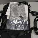 QUMY Dog Car Seats for Small Dogs Up to 11lbs, Portable Center Console Dog Booster Seat, Multi-Purpose Puppy CarSeat with Adjustable Safety Belt, Travel Pet Car Carriers for Small Dogs and Cat, Black