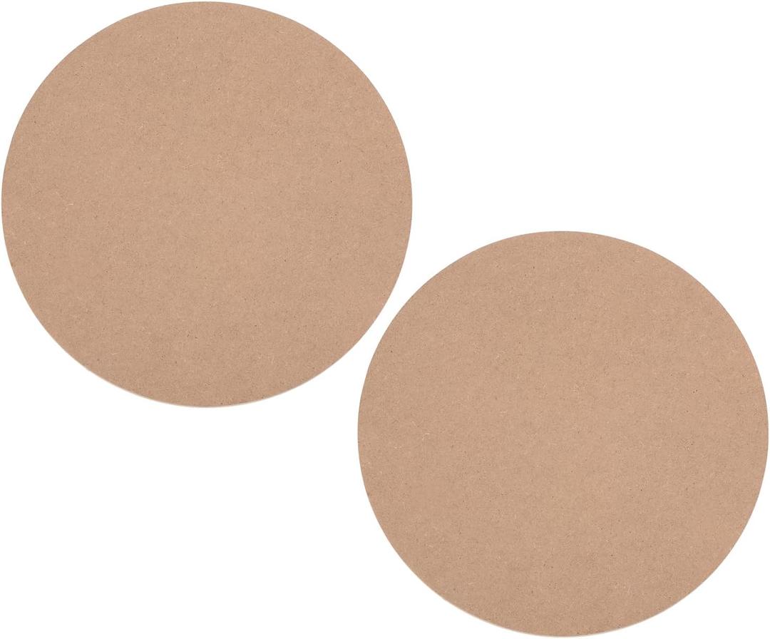 PATIKIL 8" Round Pottery Wheel Bat, 2 Pcs Pottery Bats for Pottery Wheel 1/3 Thick Clay Throwing Bats