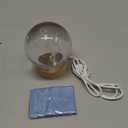 3D Elephant Crystal Ball Night Light, 3.15in K9 Lamp with 16 Colors Change, Wooden Base and Remote Control Decor Gifts for Women Kids