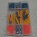 230pcs Plastic Drywall Wall Anchors and Screws Kit,Assortment Colors Plastic Anchors and Flat Head Screws in 5 Sizes,for Wall Hanging and Mounting in Home Office