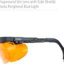 Honeywell Uvex Ademco Skyper Blue Light Blocking Computer Glasses with SCT-Orange Lens (S1933X)