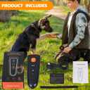 Anti Barking Device Ultrasonic Dog Bark Deterrent LED Flash+Sound Wave Drive Dog Barking Deterrent Dog Barking Control Devices Ultrasonic Bark Control Training &Behavior Aids for Dogs