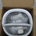 Mini Desk Trash Can with Lid with Trash Bags 180 Pcs Swing-Lid Tiny Countertop Garbage Bin Small Table Top Plastic Covered Waste Basket (White)