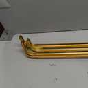 Wesiti 4 Packs Curtain Rod Bulk for Windows, 36-60 Inch, Gold