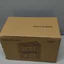 2 Pack Stackable Storage Kitchen Laundry Pantry Organizers, Trash Bag Holder Wall Mount, Garbage Bag Dispenser with Bamboo Top, White Large and Small