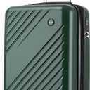 Kono 20in Carry On luggage with Expandable Layer Lightweight ABS+PC Green
