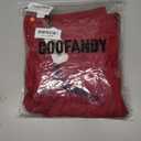 COOFANDY Men's Knit Sweatpants Lightweight Open Bottom Casual Pants Drawstring Jogger Yoga Pants with Pockets (Large, Wine Red)