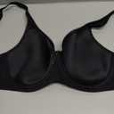 Wacoal Women's Basic Beauty Lightly Padded Underwire Full Coverage T-Shirt Bra, 853192 (34D, Black)