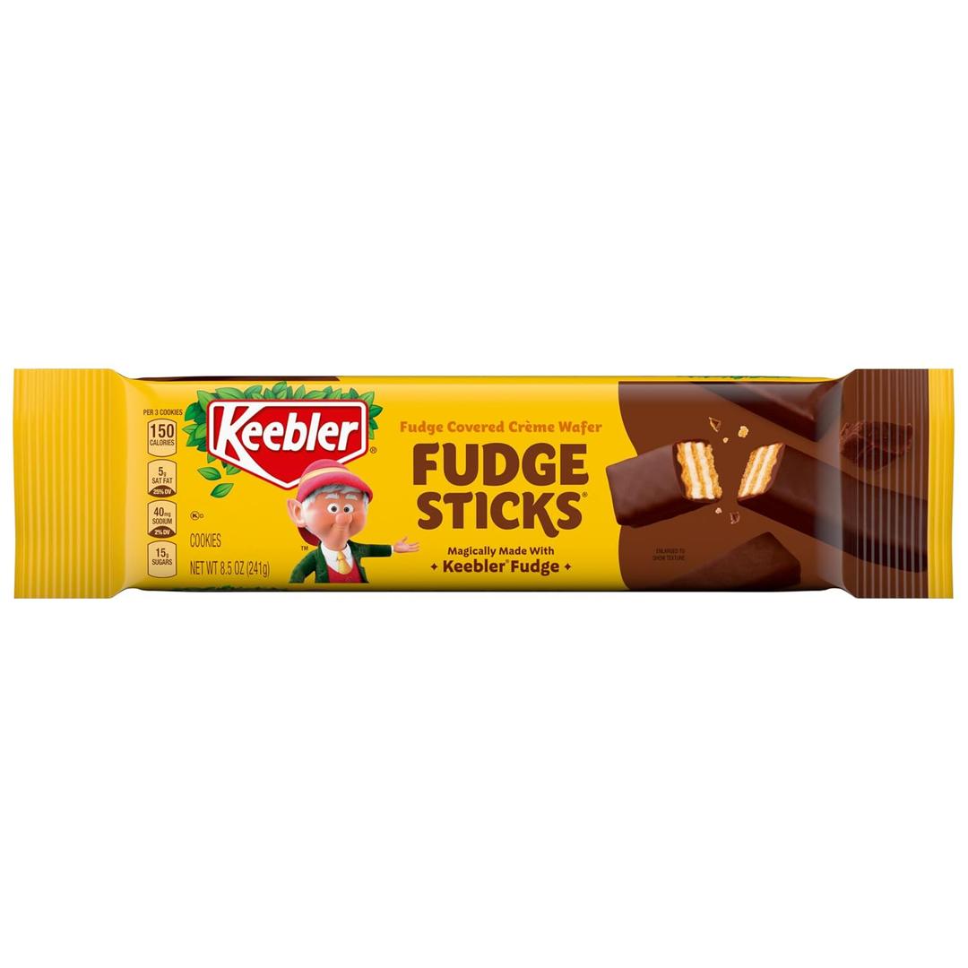 Keebler Fudge Sticks Cookies, Original, 8.5oz (EXP 12/06/26)