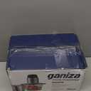 GANIZA Food Processors, Electric Food Chopper with Meat Grinder & Vegetable Chopper - 2 Bowls (8 Cup+8 Cup) with Powerful 450W Copper Motor - Includes 2 Sets of Bi-Level Blades for Fruits/Meat/Nuts (Black)