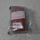 PurpleEssences Rust Set of 12 Hemstitch Cloth Dinner Napkins 100% Cotton - Soft Durable Washable - Ideal for Wedding Christmas Holiday Winter - Perfect Everyday Use Table Linen 18x18 - Rust