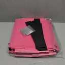 Extra Capacity Plastic Hanging File Folders,12 Pack Reinforced Expanding Hang Folder Letter Size, Accordian Pocket, Heavy Duty 2 Inch Expansion, Hard Hanging Folder Organizer for Office Home, Pink