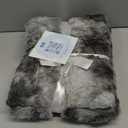 Everlasting Comfort Soft & Comfortable Gray Faux Fur Throw Blanket for Couch - (50"x65") Minky & Fluffy Fall Blankets & Throws, Plush Fuzzy Cover for Bed, Sofa & Living Room - Cozy Home Decor