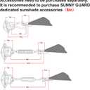 SUNNY GUARD Sun Shade Sail 10' x 13' Rectangle Sand UV Block Sunshade for Backyard Yard Deck Patio Garden Outdoor Activities and Facility
