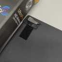 GE Ultra Edge Indoor HD Digital TV Antenna, Long Range Smart TV Antenna, Slim Decor Reversible Black White Design, Supports 4K HD Smart TV VHF UHF, 6ft Coax HDTV Cable, 11264