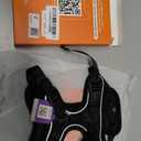 Halypet Cat Harness and Leash Set [MAX Safety 4th-Gen Upgrade] Escape Proof Adjustable Cat Leash Comfortable Soft Vest Easy to Wear Kitten Harness with Reflective Strip for Cats Walking, M Black