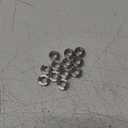 uxcell 12pcs Stainless Steel Spacer 10.5mm Bore x 20mm OD x 8mm Length Screw Bushing Plain Finish Round Metal Spacer for M10 Screws Bolts and Rods