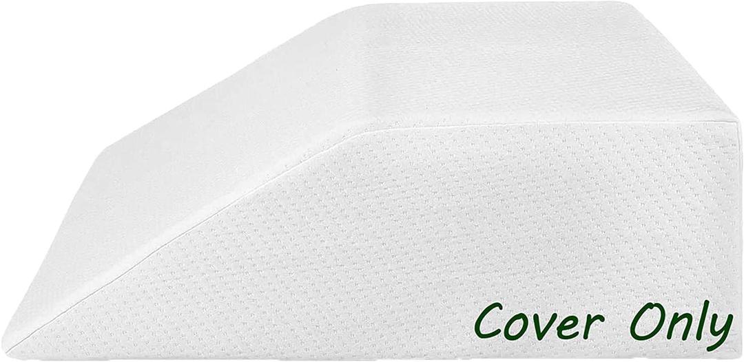 Abco Tech Leg Pillow Cover - Fits Leg Elevation Pillow - Replacement Wedge Pillow Cover Only - Washable Wedge Pillow Case