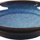 Ceramics Au Gratin baking Dishes Set of 2, Baking Tray Bake ware, 10.5 oz Ramekins, for Pie Pan, Appetizer, Tart, Dessert, Quiche, Oven Small dish, individual dishes, Round 9 Inch