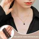 100 Pieces 8mm Black BeadsTransparent Glass Beads, Small Round Matte Sea Glass Beads for Jewelry Making, Earring Spacer Beads,DIY Crafts Bracelets Necklaces Earrings